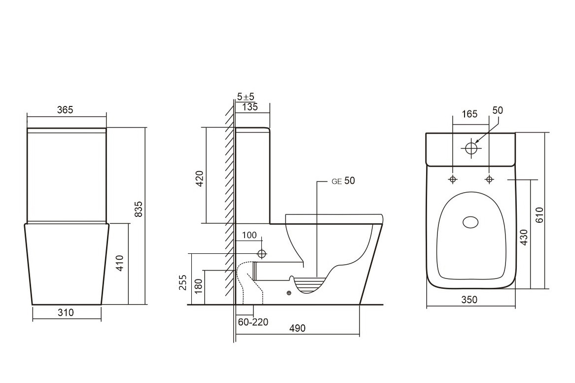 ������ ABBER Rechteck AC1210TMW ������� ����� �������, ������������, ���� �������