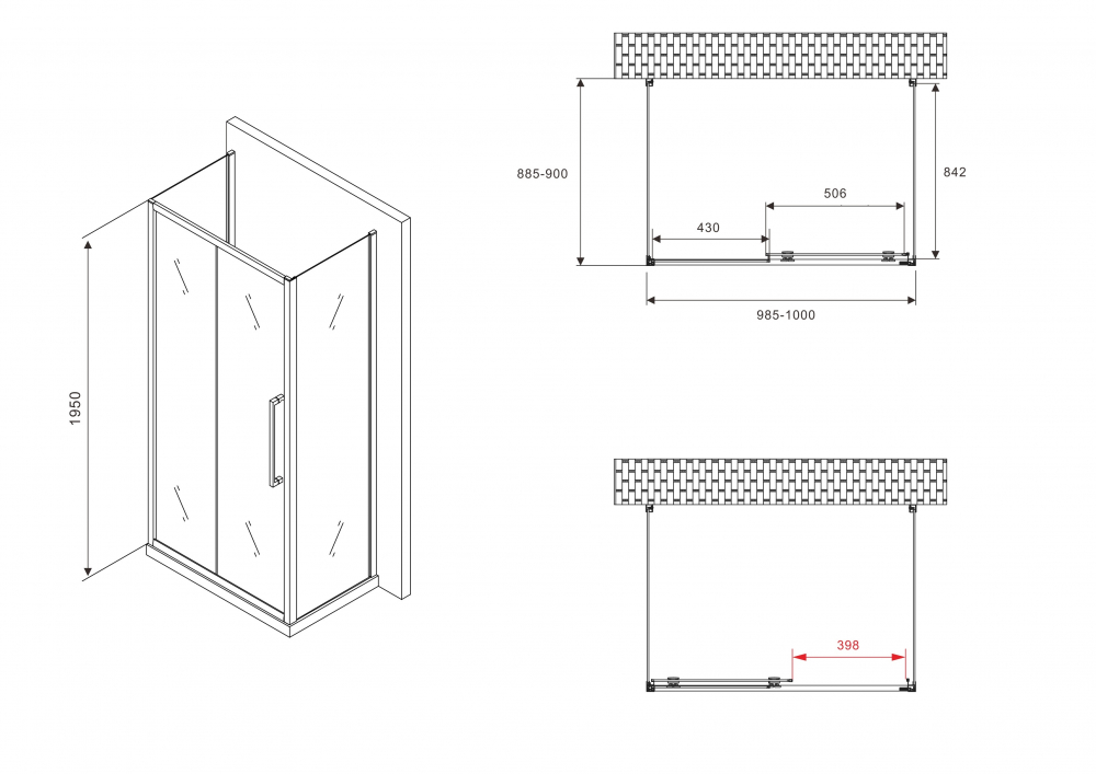 ������� ������ ABBER Schwarzer Diamant AG30100BH-S90B-S90B