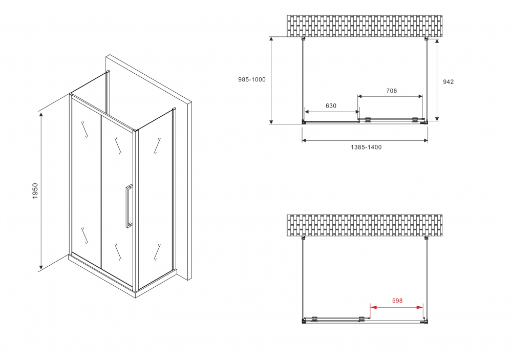 ������� ������ ABBER Schwarzer Diamant AG30140BH-S100B-S100B