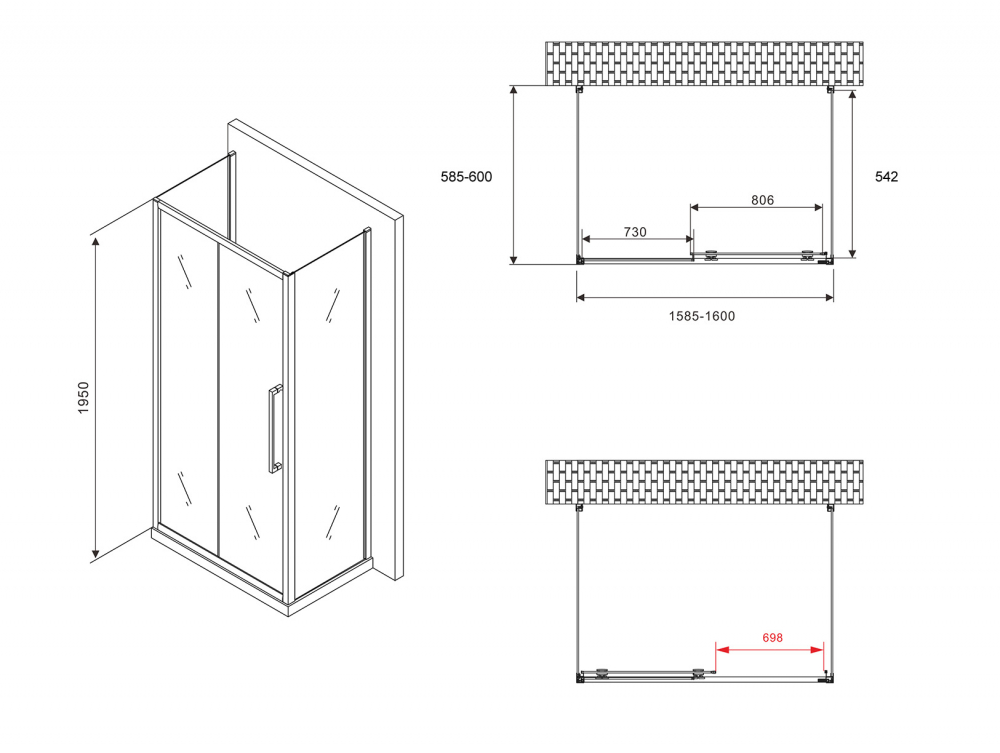 ������� ������ ABBER Schwarzer Diamant AG30160H-S60-S60